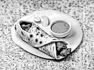 Chicken Tikka Cheese Roll