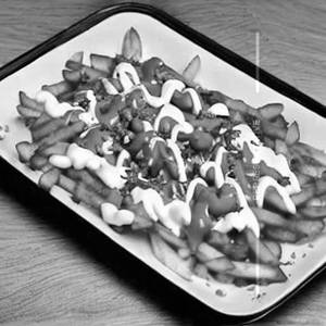 Cheese loaded masala fries( small)