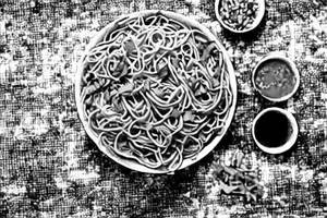 Veg chilli garlic noodles