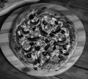 Mushroom And Paneer Pizza [8 Inches]
