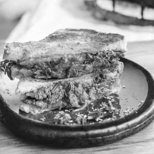 Barbeque Chicken Grilled Sandwich