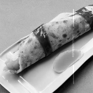 Chicken Egg Cocktail Sauce Roll