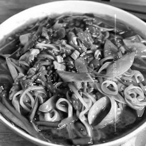Chicken Manchurian Noodles Gravy