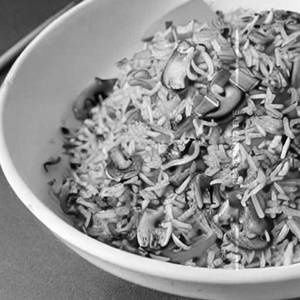Mushroom Schezwan Fried Rice
