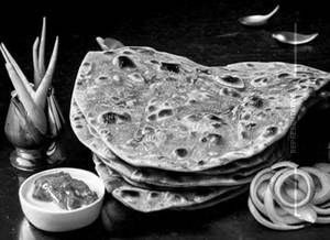 Green Chilli Paratha