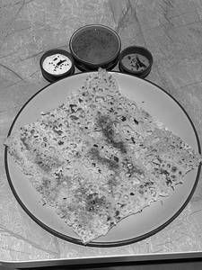 Onion Rava Plain Dosa