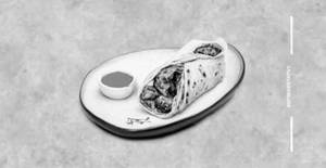 Mushroom Tikka Roll