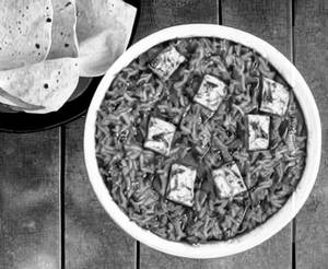 Palak Paneer Rice 