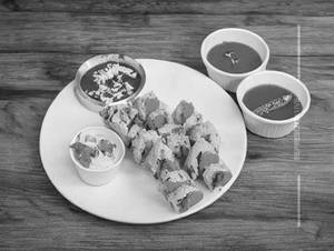 Veg Paneer Manchurian Roll Plain Roti 