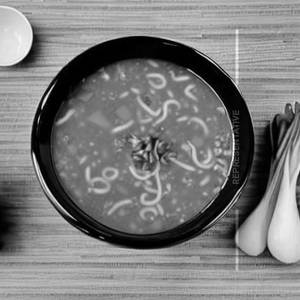 Veg manchow momo soup