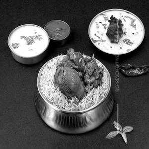 Chicken Keema Dum Biryani