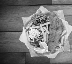 Fish fry with french [2 pieces]