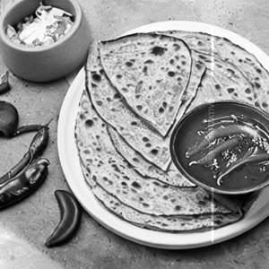Red Mirch Parantha