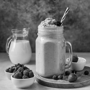 Mixed Berry Whey Protein Shake