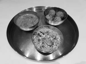 Dal bati thali