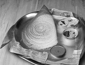 Schezwan Butter Plain Dosa