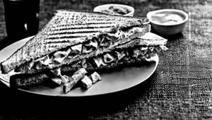 Chicken Tikka Cheesy sandwich 