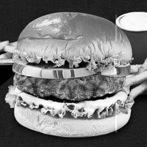 Chicken loaded burger