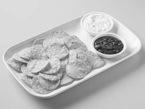 Chips With Queso And Salsa
