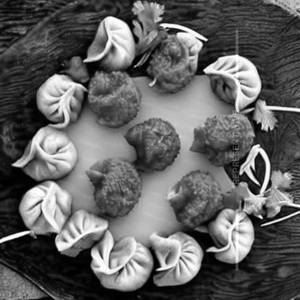 Veg  Manchurian Cheese Steam Momos