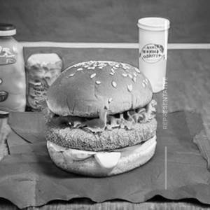 Veg cheese paneer burger