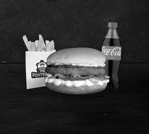 Classic Indian Burger Meal