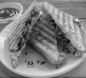 Veg mushroom grilled  sandwich