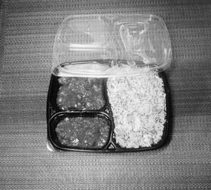 Chicken Fried Rice with Chicken Manchurian