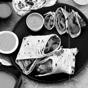 Crispy Veg Jumbo Tortilla Wraps (Tandoori)