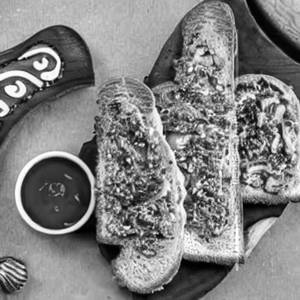 Mushroom Cheese Toast