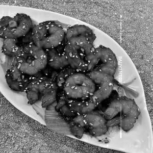 Deep Fried Prawns In Oyster Sauce
