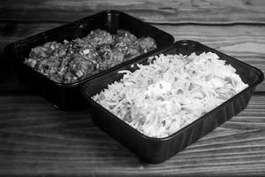 Veg Manchurian With Veg Fried Rice
