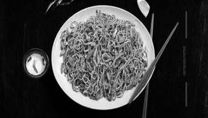 Brown Garlic Veg Fried Noodles