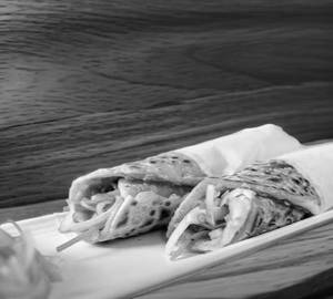 Double Egg Chowmein Kathi Roll