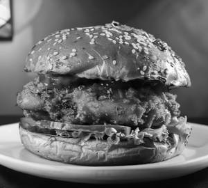 Tandoori burger chicken