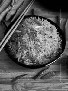 Egg Burnt Garlic Rice