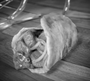 Double Chilli Chicken Kathi Roll