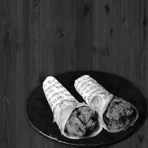 Double Chicken Kathi Roll