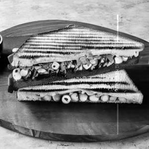 Corn & Mushroom Grilled Sandwich