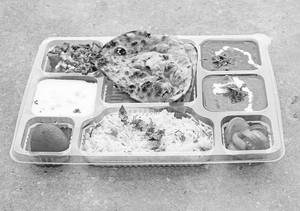 Kadai Chicken+chicken Curry+ Rice+3 Roti+salad