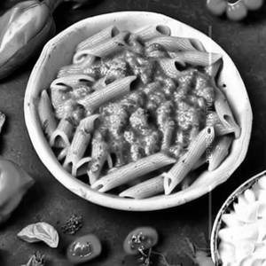 Veg Pasta In Pesto Sauce
