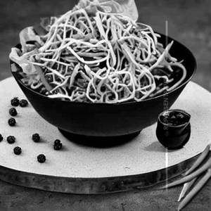 Chicken Crispy Noodles Salad Black Pepper Mayo