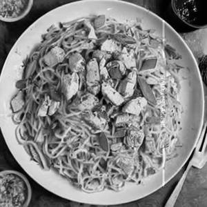 Chicken Spaghetti Aglio E Olio Pepperoncino Pasta 