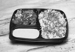 Burnt Garlic Fried Rice With Paneer Manchurian