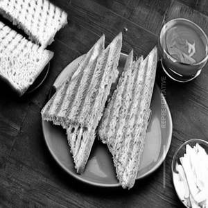 Plain Veg Sandwich (Whole wheat bread)
