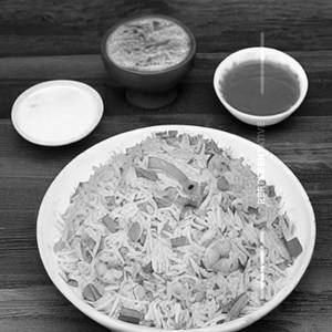 Prawns fried rice