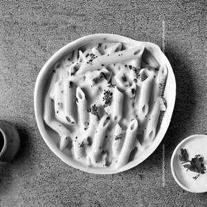 Penne Creamy Mushroom   [White Sauce]   [Cheese Baked Sauce]