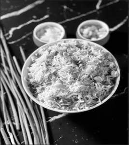 Burnt Garlic And Corn Fried Rice