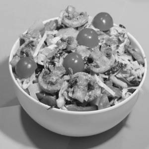Grilled Mushroom Cheese Salad