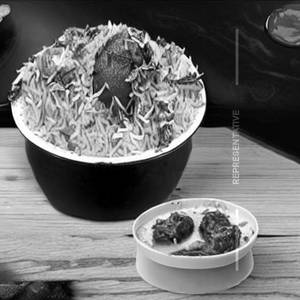 Hyderabadi Cheese Dum Tawa Biryani